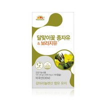 비타민뱅크 달맞이꽃 종자유 보라지유, 180정, 1개