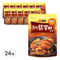 샘표 별미여행 춘천 닭갈비 양념, 180g, 24개