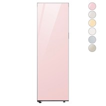 [색상선택형] 삼성전자 비스포크 좌힌지 냉동고 방문설치, RZ34A7805AP, 글램 핑크