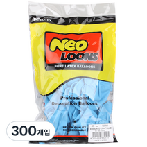 네오룬스 30 cm 라운드풍선, 스탠다드 라이트블루, 300개입