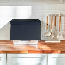 정리대장 컬러스토리 슬라이딩 리빙박스, 네이비, 1개