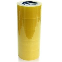보스 THE 튼튼한 경포장용53MIC 박스테이프 48mm x 40m, 투명, 5개입