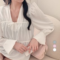 베러스윗 프릴 리본 블라우스