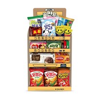 간식자판기 끝판왕 과자선물세트, 과자선물세트 34p, 1세트