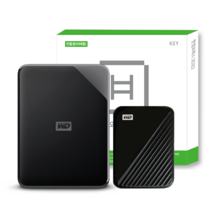 WD Elements Portable SE 휴대용 외장하드 + 파우치 + 한컴오피스 2022, 2TB, 블랙