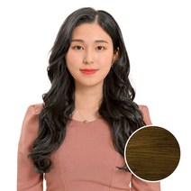 벨리음 벨크로 붙임머리피스 롱 글로시 웨이브, HB (허니브라운), 10피스