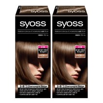 사이오스 프로페셔널 헤어컬러 새치커버, 2개, 2B 샴페인 베이지