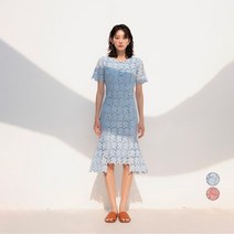 리올그 DUL SHORT SLEEVE LACE 반팔 원피스