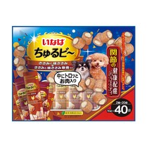 이나바 강아지 츄르비 10g, 40입, 관절건강케어 버라이어티 (QDS-85)