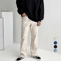 머시따 남성용 스탠다드 세미와이드 청바지