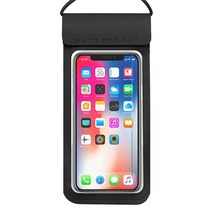 WITHQUARTZ DANDYQUARTZ 휴대폰 방수팩, 블랙, 1개