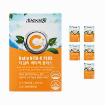 네추럴라이즈 데일리 비타씨 플러스 20p, 6개, 40g