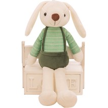 [윙하우스토끼] 네이처타임즈 귀여운 토끼 인형, 그린, 70cm