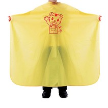 라인 어린이 커트보 헤어 케이프, 옐로우 JN202, 1개