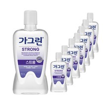 가그린 스트롱 구강청결제, 750ml, 8개