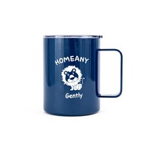 홈애니 스텐머그 420ml, 네이비, 1개