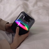 무아스 포터블 레인보우 무드등 무선 스피커 MBS11, 혼합색상