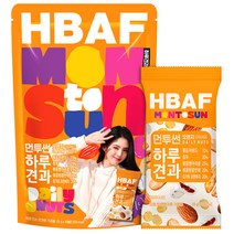 HBAF 먼투썬 하루견과 오렌지, 20g, 10개