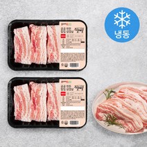 곰곰 한돈 칼집 삼겹살 (냉동), 500g, 2개