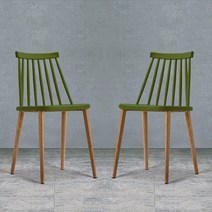 오에이데스크 하프체어 2p, 카키