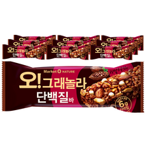 마켓오 오 그래놀라 단백질바, 10개, 40g