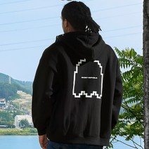 고스트리퍼블릭 레트로 프린팅 오버핏 후드집업 GHZ-257