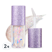 아이빔 글리밍 아이 글리터, 01 화이트, 2개