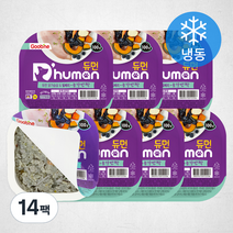 듀먼 강아지 닭가슴살 & 빌베리 눈가반짝 화식 용기형 7팩 (냉동), 닭, 100g, 14팩