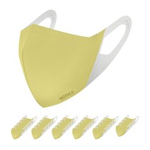 미마마스크 컬러마스크 소소형 KF80, 옐로우, 30개입, 1개