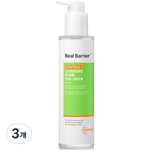 리얼베리어 컨트롤 T 클렌징폼, 250ml, 3개