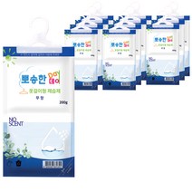 뽀송한데이 옷걸이형 제습제 무향, 200g, 12개