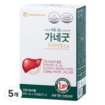 대웅생명과학 가네굿 프리미엄 진 밀크씨슬 세트, 5개