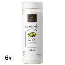 헬스레시피 몽크슈 나한과 에리스리톨, 200g, 6개