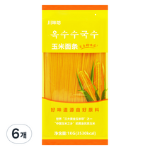 천미방 옥수수면, 1kg, 6개