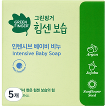 그린핑거 힘센 보습 인텐시브 베이비 비누, 80g, 5개