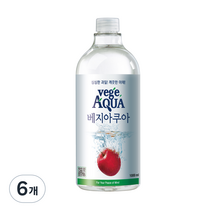 베지아쿠아 야채 과일 세정제, 1L, 6개