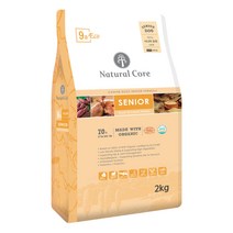 네츄럴코어 시니어 에코9a 유기농 70% 강아지사료, 2kg, 1개