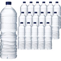 해태음료 강원 평창수 무라벨 생수, 18개, 2L