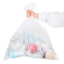 새니피아 분리수거 재활용 쓰레기 비닐봉투 30L 평판 100매 특소 반투명, 1개