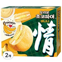 오리온 초코파이 바나나 12p, 444g, 2개