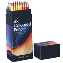 [문어색연필] 퍼플빈 전문가용 고급 색연필, 48색, 1개
