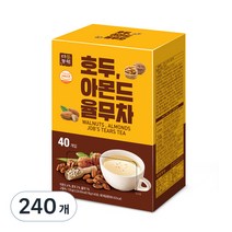 다농원 호두 아몬드 율무차, 18g, 40개입, 6개