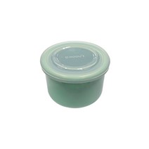 블루마마 도자기 이유식 밀폐보관용기, 민트, 1개