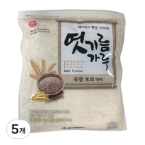 해가원 보리 엿기름 가루, 400g, 5개
