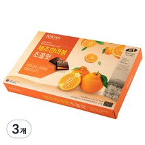제키스 제주 한라봉 초콜릿, 224g, 3개