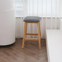 에코DIY 헬리콘 사각 홈바스툴, 그레이, 1개