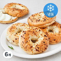 버리푸드 어니언 베이글 6개입 (냉동), 594g, 6개