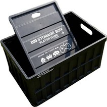 오토크루 카고 컨테이너 대용량 트렁크 정리함 AC-T01, 블랙