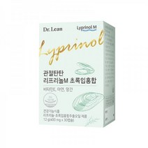 닥터린 관절탄탄 리프리놀M 초록입홍합 400mg, 30정, 1박스