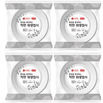 롯데이라이프 환경을 생각하는 착한 위생접시 230mm, 10개입, 4개